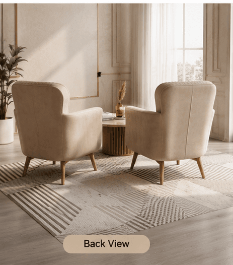 Premium Modern Accent Sofa Chair Set - View 2