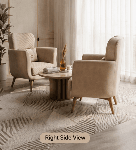 Premium Modern Accent Sofa Chair Set - View 5