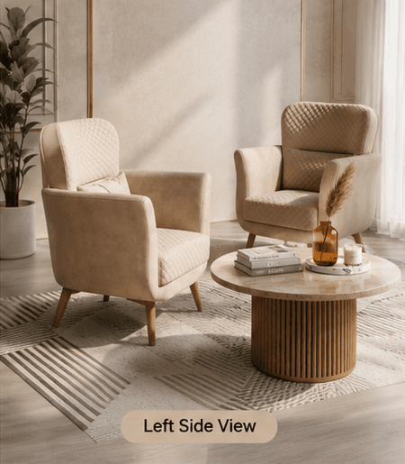 Premium Modern Accent Sofa Chair Set - View 6