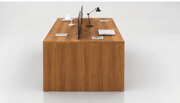 4 Person Modular Office Workstation - View 3