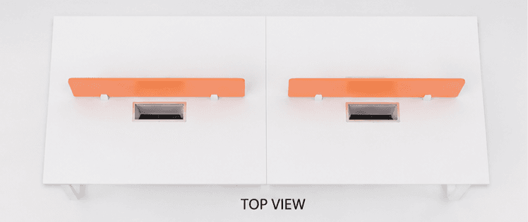 4 Person Modular Office Workstation with MS Frame - View 5
